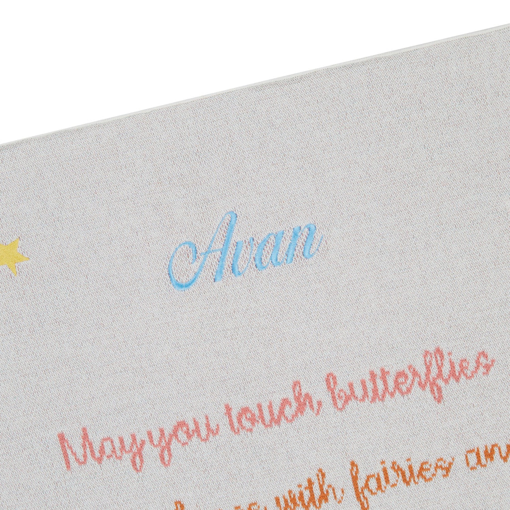 My Wish For You Knit Blanket