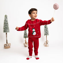 Load image into Gallery viewer, Snowman Kids Knit Set
