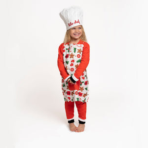Kids Christmas Apron with Hat
