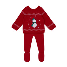 Load image into Gallery viewer, Snowman Baby Knit Set
