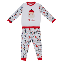 Load image into Gallery viewer, Festive Santa Kids Pyjama Set
