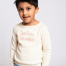 Load image into Gallery viewer, Dear Santa, I Can Explain Knit Sweater
